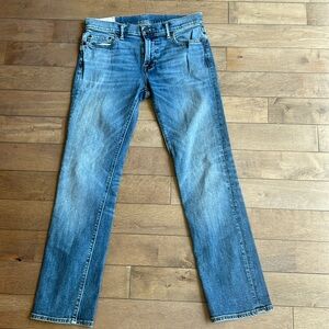 A&F slim straight jean
